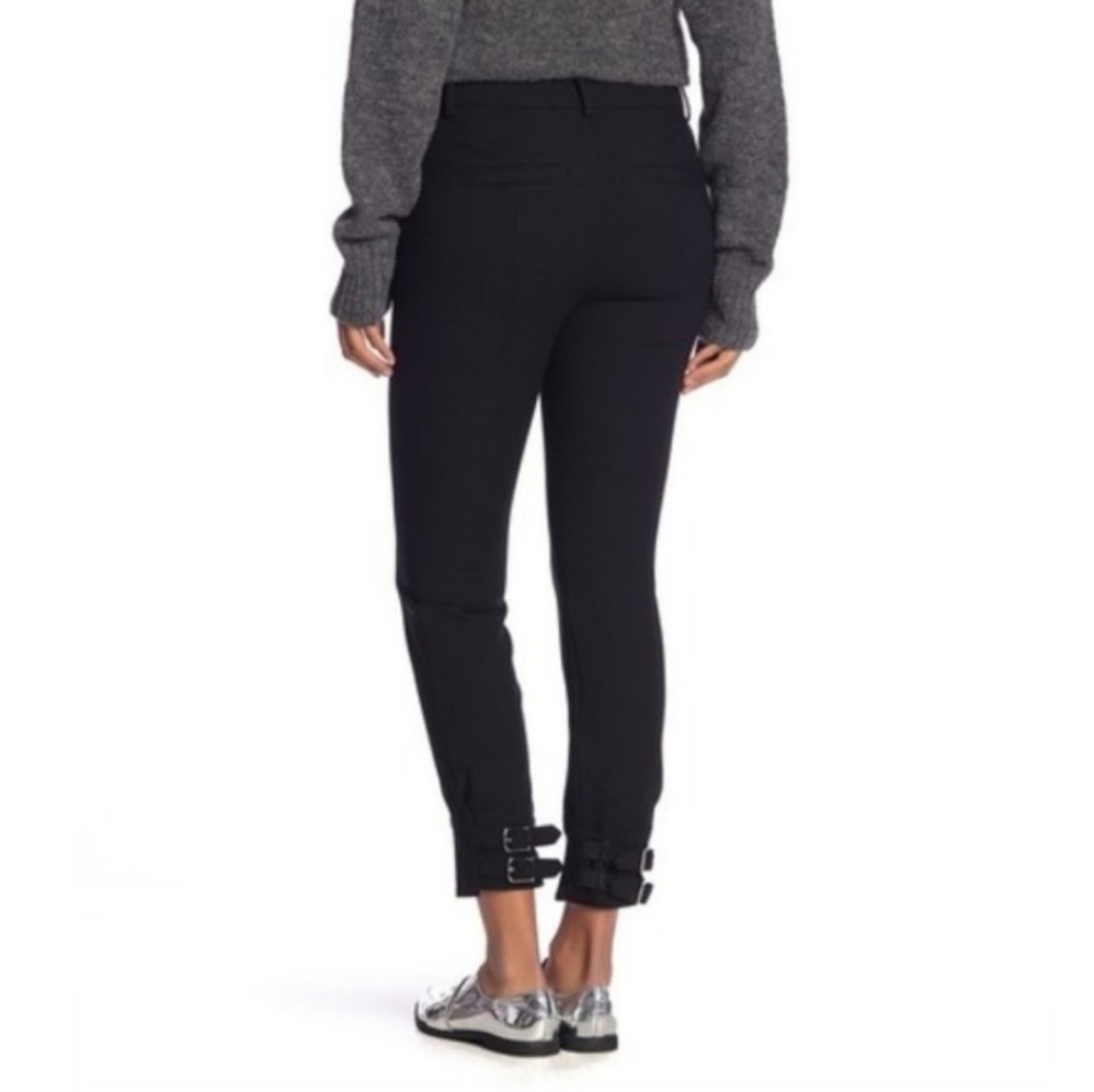 Like new Tibi Women's Anson stretch buckled hem pants size 10
